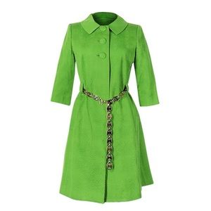 Milly 3/4 Sleeve Belted Coat